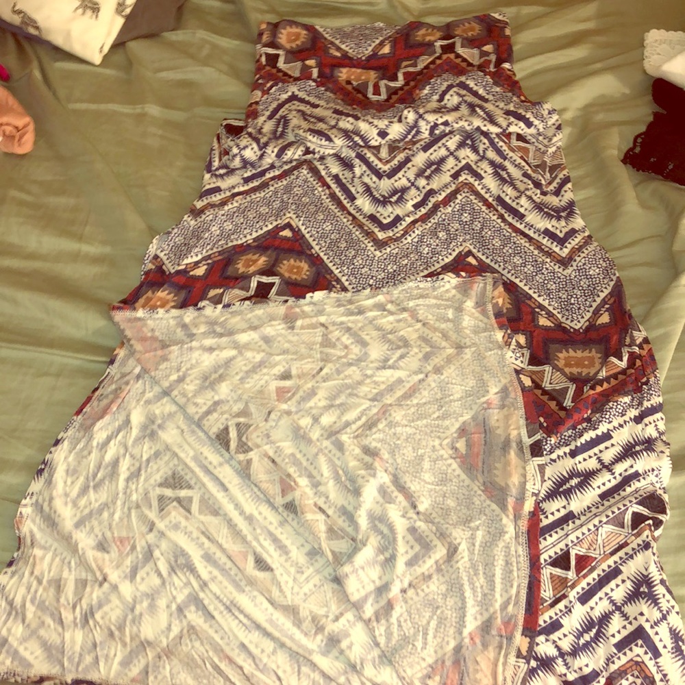 Aztec maxi skirt
